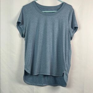 Athleta Women's Blue hi-low Top XL